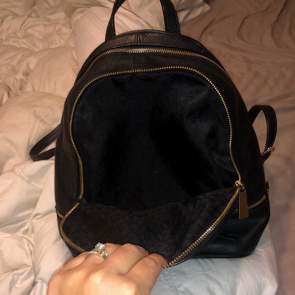MICHAEL Michael Kors Rhea Zip Leather Backpack-M - Picture 5 of 6